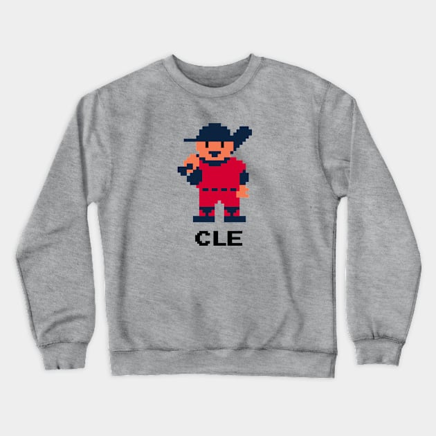 RBI Baseball - Cleveland Crewneck Sweatshirt by The Pixel League